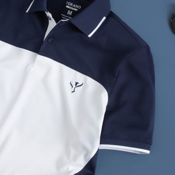 n12 Áo polo can phối thêu logo đại bàng KING001