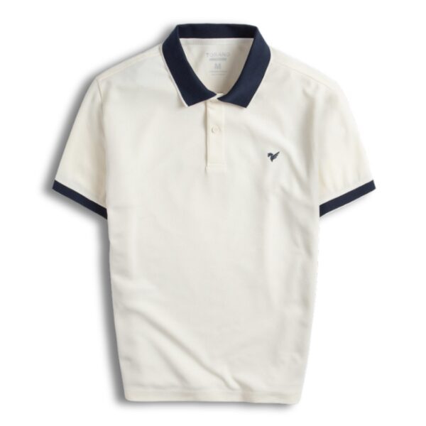 n40 Áo Polo trơn bo kẻ KING004