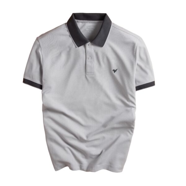 n43 Áo Polo trơn bo kẻ KING004