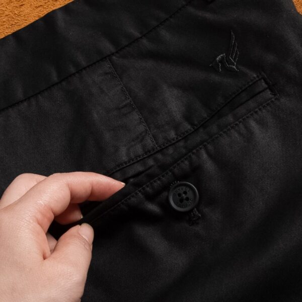 Quần short Khaki chiết eo gấu QNA007